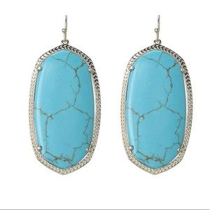 Kendra Scott turquoise Danielle earrings